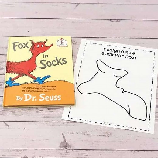 Fox in Socks Activity & Printable {free & instant download}
