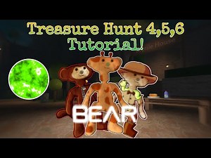 How To Obtain All *NEW* Treasure Hunt Badges In BEAR (Alpha)! | Week 2: Brick Bay Zoo!