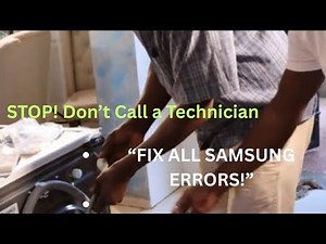 Samsung Washing Machine Error Codes Explained (Full Guide 2025) | Fix All Problems Fast