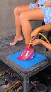 1.2M views · 6K reactions | Step Into Innovation: Inflatable Eco-Friendly Shoes Made from Recycled Materials 朗 | Transformazing | Facebook