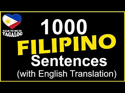 Learn 1000 Useful Filipino Phrases You Will Actually Use | Tagalog Lesson