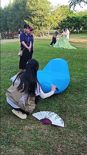 ( # 2480 ) 1️⃣Portable Air Lounge Sofa – Inflate, Chill, and Enjoy the Outdoors