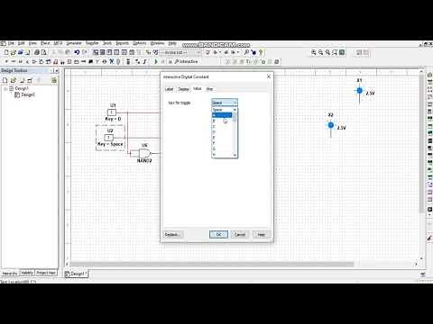 D flip-flop simulation using Multisim