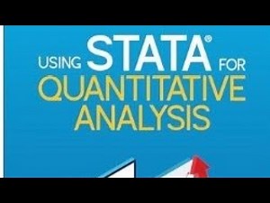 104 A Very Simple Way of Analyzing Data in STATA
