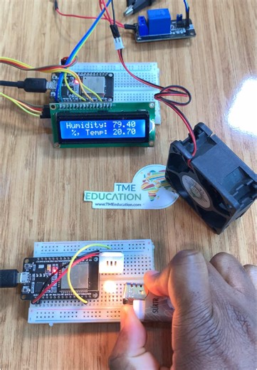 Humidity and Temperature Monitoring Using ESP32