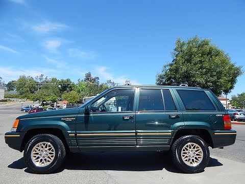 1994 Jeep Grand Cherokee Limited 4.0L 4x4 in depth walk around video review!