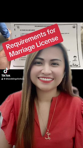 25K views · 78 reactions | Requirements for Marriage License Application #fyp #foryou #wedding #dlweddingsforless | DL Weddings For Less | Facebook
