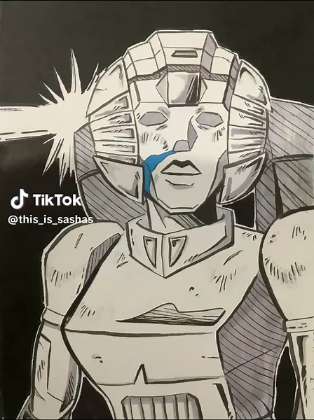 SpeedPaint: Fan Art of Arcee from G1 Transformers