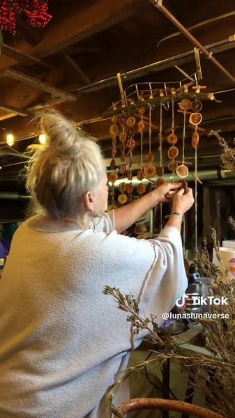 Dried Orange Curtains: Easy DIY Home Decor