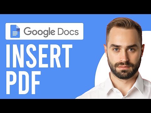 How to Insert PDF Into Google Docs (How to Embed PDF Files Into Google Docs)