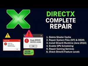DirectX Not Working? Full Repair Guide (Step-By-Step 2026)
