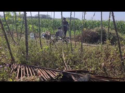 The Process of Assembling a Water Suction Machine for Irrigating Fields — Agriculture Farming