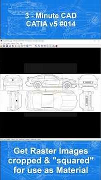 3MC - Catia v5 #014 - Get Raster Images cropped & squared for use as material