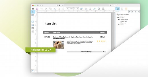 Alpha Release: The New Web Report Designer in List & Label