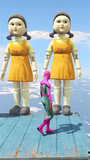 GTA 5 Epic Water Ragdolls Spiderman Jump/Fails Ep #shorts