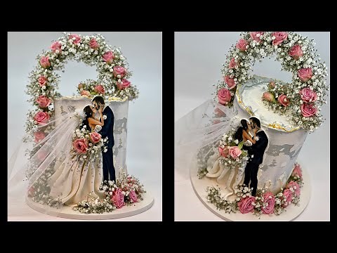 Simple Wedding Cake | Wedding Anniversary Cake
