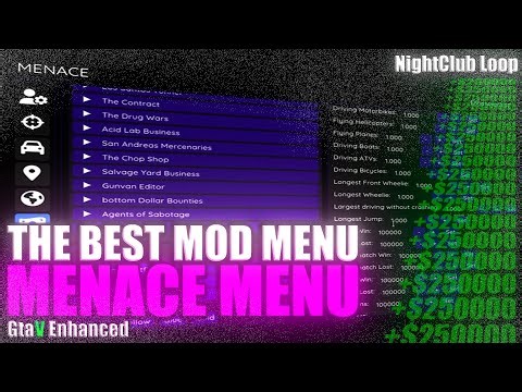 THE BEST MOD MENU MOD FOR THE GTA ENHANCED WORKING IN PUBLIC SESSIONS AND WITH ASUTOMATIC LOADDER!!!