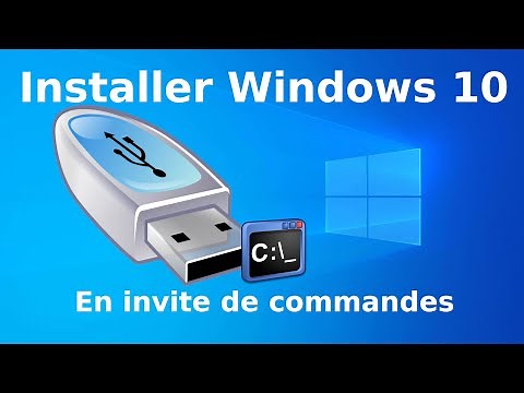 Install Windows 10 from the command prompt