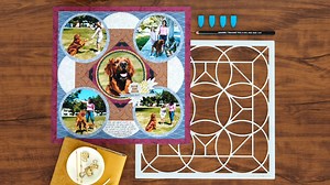 2.8K views · 79 reactions | Creating intricate, professional-looking layouts is easy with the Circle Lattice Recipe Template! This 12x12 mylar stencil features a lattice design with intertwining circles and squares that you can trace and cut papers and photos to fit various designs within the stencil. What do you like most about using Recipe Templates? US: https://bit.ly/3r97sw2 CA: https://bit.ly/3LNckPy | Creative Memories | Facebook