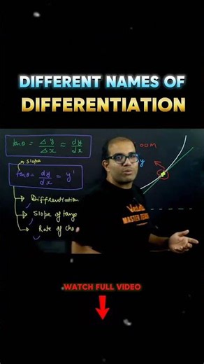 Different Names of Differentiation You MUST Know 🚀 #shorts