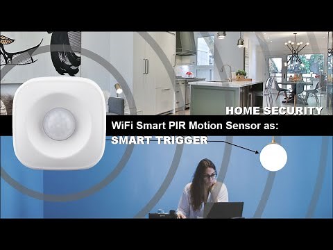 Setup guide of a Wi-Fi Smart PIR Motion Sensor with the Smart Life or Tuya Smart App