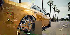 At Diablo Wheels, we thrive on custom rides like this Chrysler C300 by Nokturnal Car Club. Check out these 26" Chrome Diablo Elite wheels with orange inserts to match the paint job rolling through the legendary Vineland Drive-In Theater. | DIABLO WHEELS USA