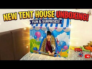 DIY Tent House for Kids | Easy Setup Inside Our New Home! | By Adhrit