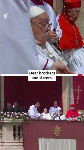 Pope Francis' final appearance before his death