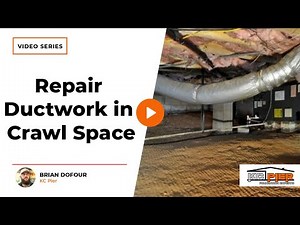 How to Repair Ductwork in Crawl Space | KC Pier