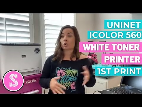 🔥Uninet IColor 560 White Toner Printer Tutorial for First Print (Part 1)