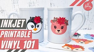 Using Printable Vinyl with Inkjet Printer for Mug and Tumbler Decals