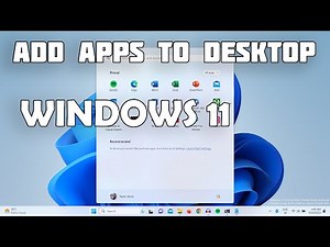 How to Create Apps Shortcut to the Desktop on Windows 11