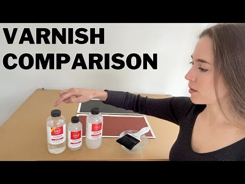 Gloss Varnish vs Satin Varnish vs Matte Varnish #varnish #varnishing #oilpainting