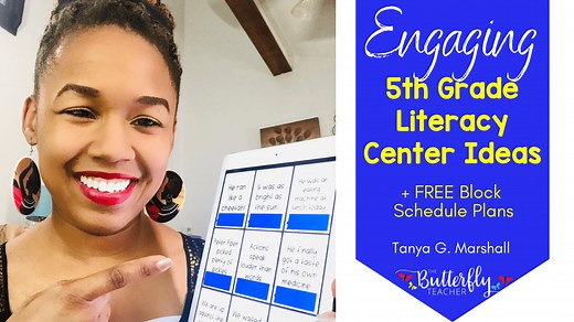 5th Grade Literacy Centers and Ideas