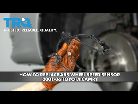 How to Replace ABS Wheel Speed Sensor 2001-06 Toyota Camry
