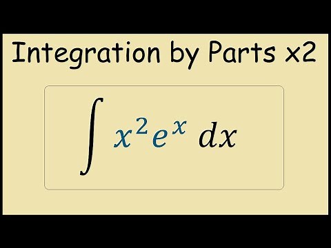Integral of (x^2)e^x