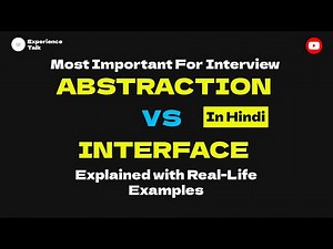 Abstract Class vs Interface for Beginners: Complete Guide | Real-World Examples | When to Use What?