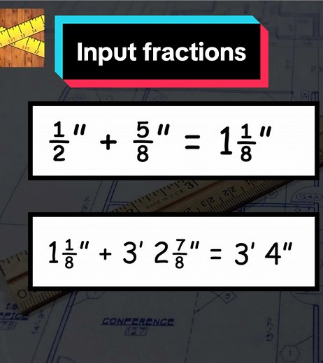 Calculadora de Fracciones con Pies y Pulgadas