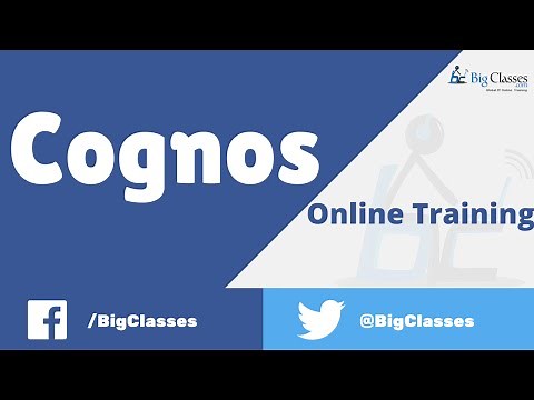 Cognos Online Training - Cognos Report Studio Tutorial for Beginners - Bigclasses