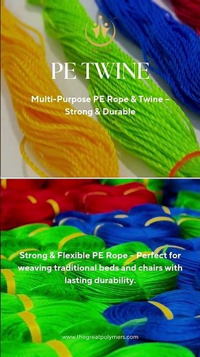 PE Construction Line & Trellis Twine – Strong & Long-Lasting-THE GREAT POLYMERS/INDIA