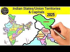 Indian States and Capitals 2025 | Union territories and capitals 2025 | WATRstar