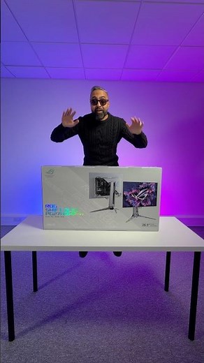 ASUS ROG Swift 27" OLED Gaming Monitor Unboxing (PG27AQWP-W)
