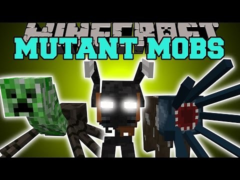 Minecraft: MUTANT MOBS (INSANE NEW BOSS & FUNNY MOBS WITH SPECIAL ABILITIES!) Mod Showcase