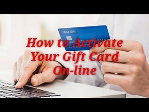 How to activate your Gift Card online