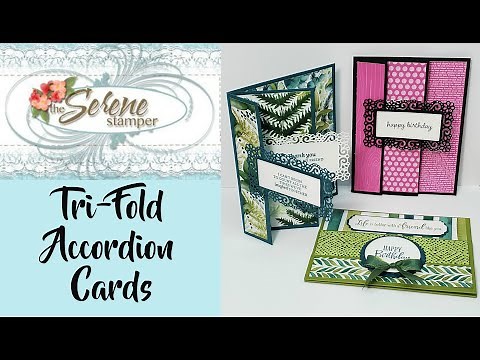 Tri-Fold Accordion Card | Three Ways!