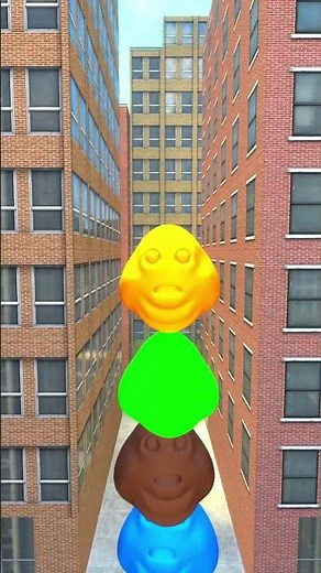 🟠💎 JELLY POU VERSIONS IN GMOD — TOWER STACKING BIGCITY 🏙️