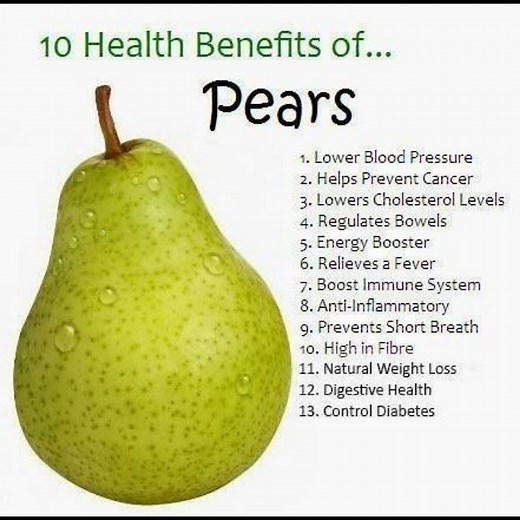 10 Health Benefits of Pears