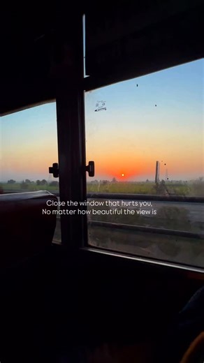 Rohan Rawat on Instagram: "Close the window that hurts you, No matter how beautiful the view is❤️‍🩹 . . . Delhi, India, Cinematography, Cinematic, Birds, Film, Nature, Sunrise, sunset, Aesthetic, Silence, Solitude, beautiful destination . #window #delhi #sunrise #sunset #reels"