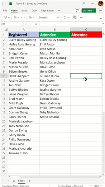 How to compare two lists to find missing values in excel - Excel Tips and Tricks
