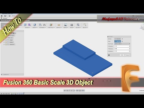 Fusion 360 How To Scale 3D Object